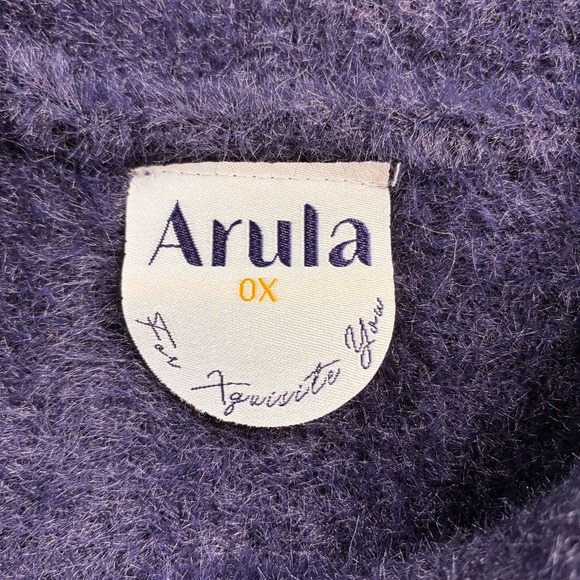 Arula Women's Sweater Multicolor Size 0X Crew Neck Long Sleeve Pullover Striped - Picture 4 of 14